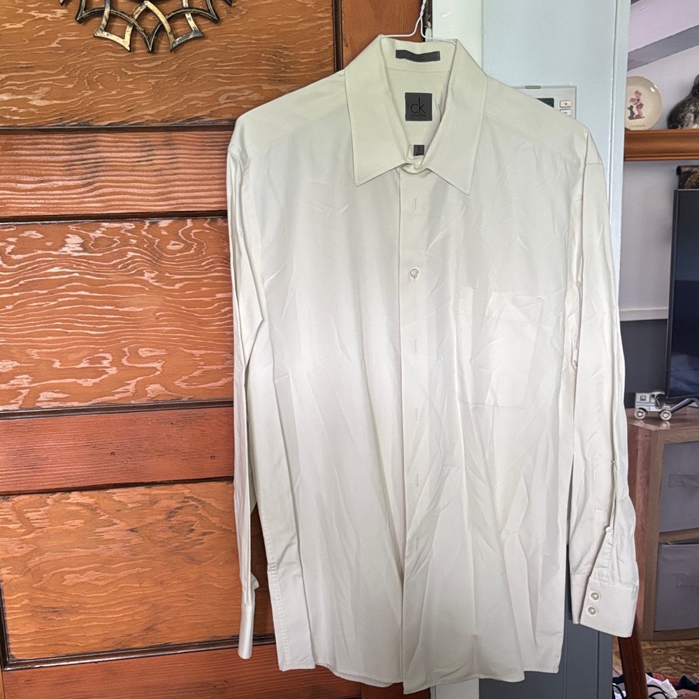 Calvin Klein Off-White Long Sleeve Shirt